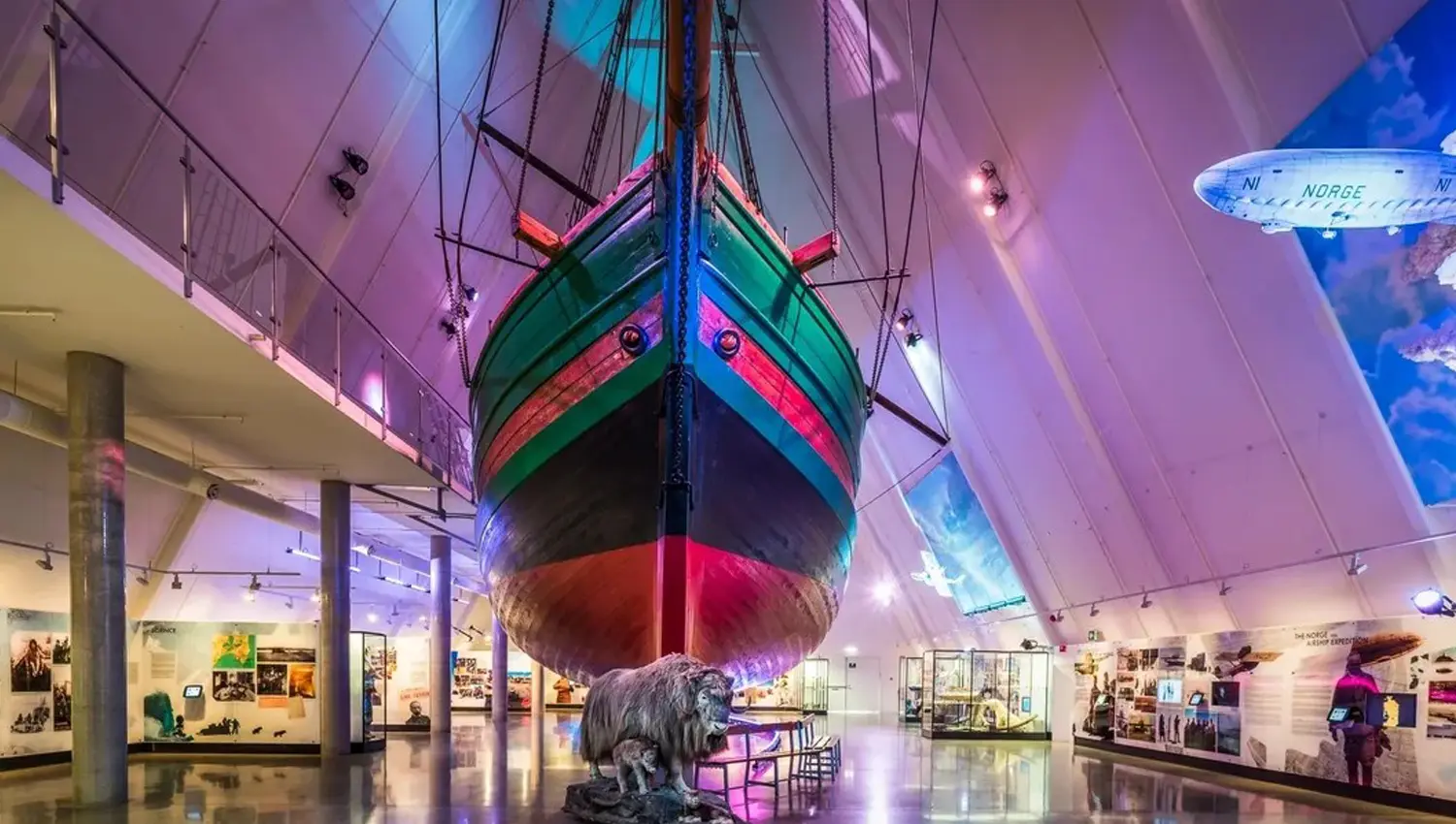 Wish to see the Antarctic? The Fram Museum is for you.